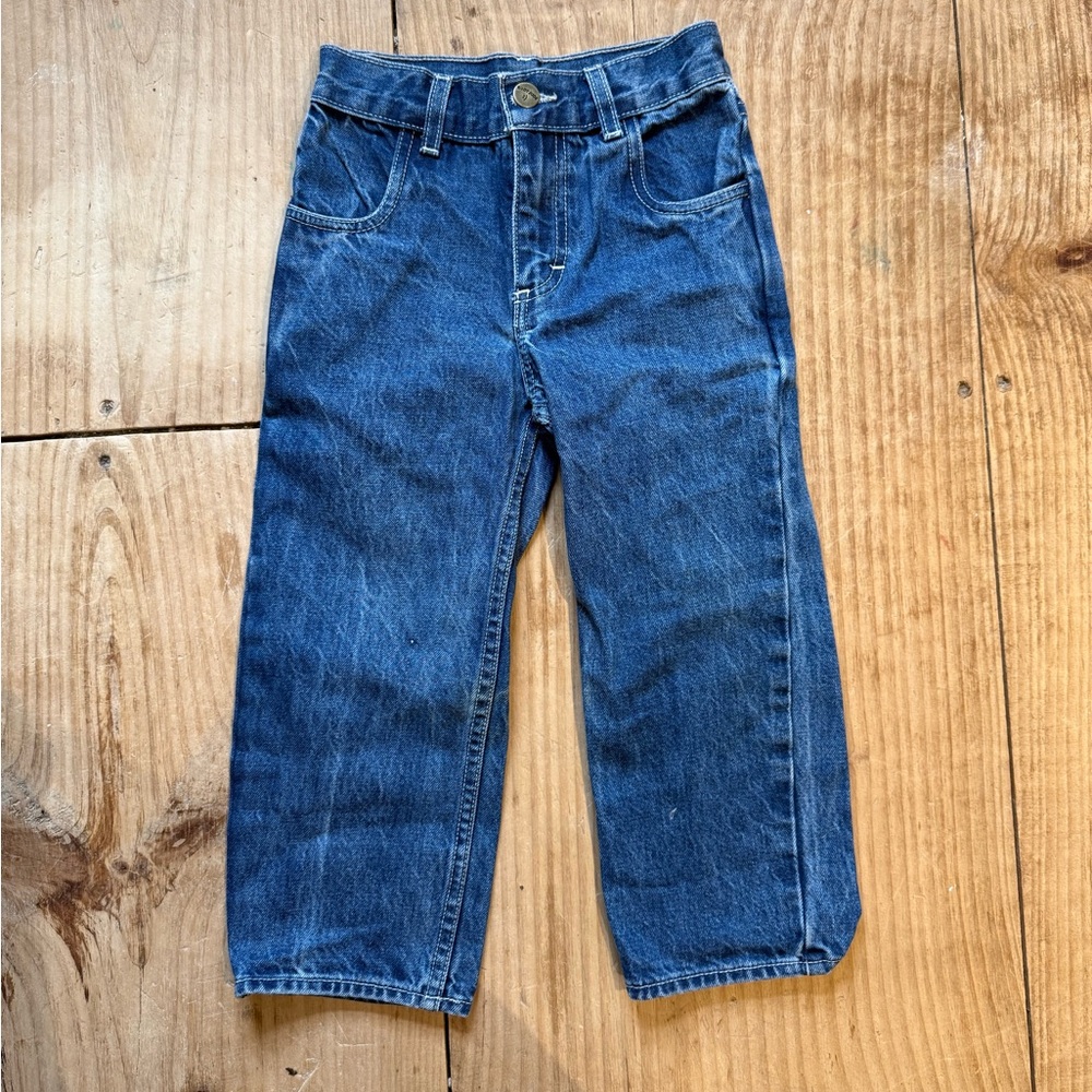 Kids Patchless Utility Jean - Tumbled Classic Indigo